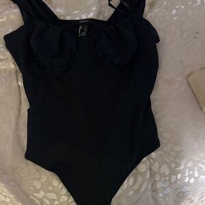 Forever 21 Kids Classic Black Bodysuit